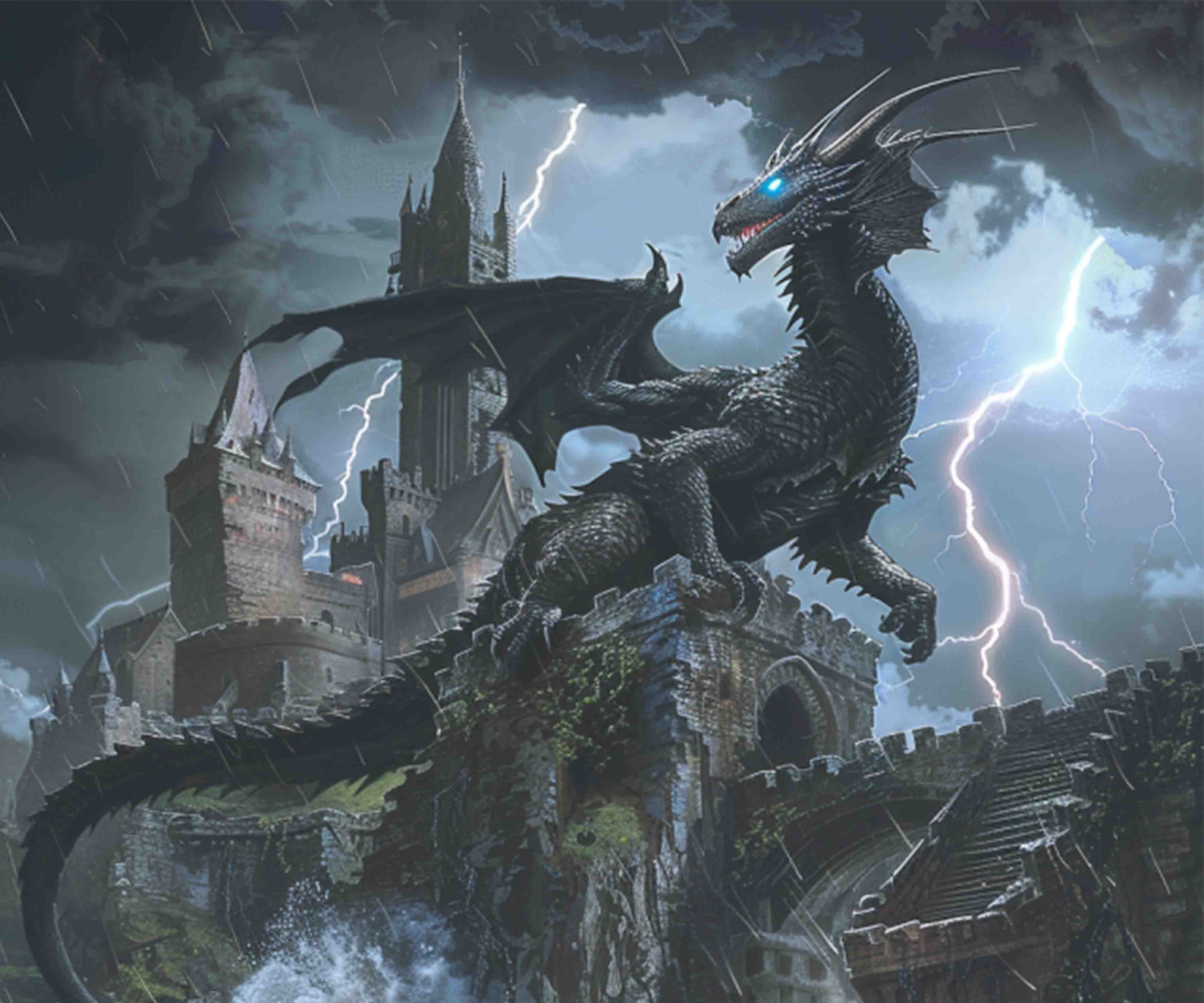 podkładaka smok na zamku S podkładaka smok na zamku S