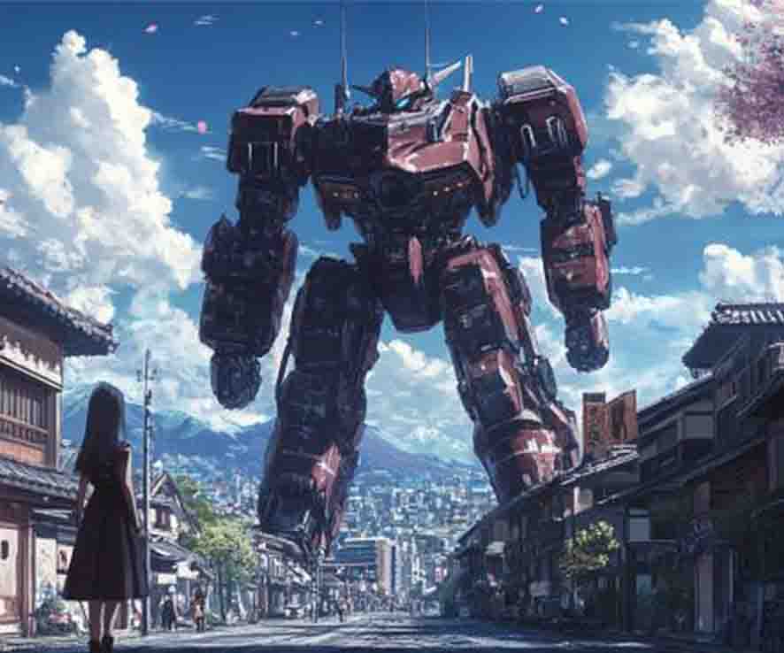 Podkładka pod mysz Anime Mag city S Podkładka pod mysz Anime Mag city S