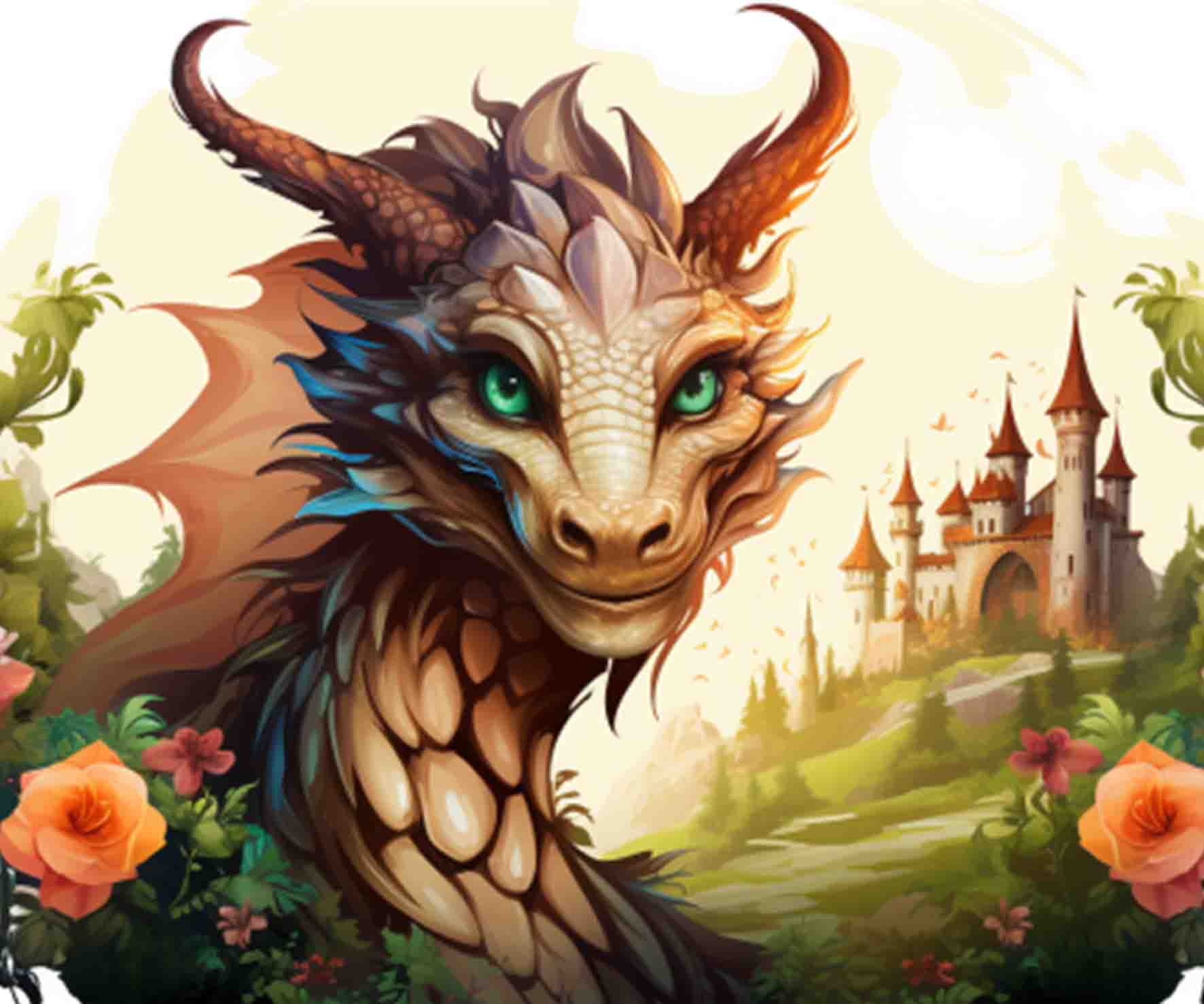 Podkładka pod mysz bajkowy smok S