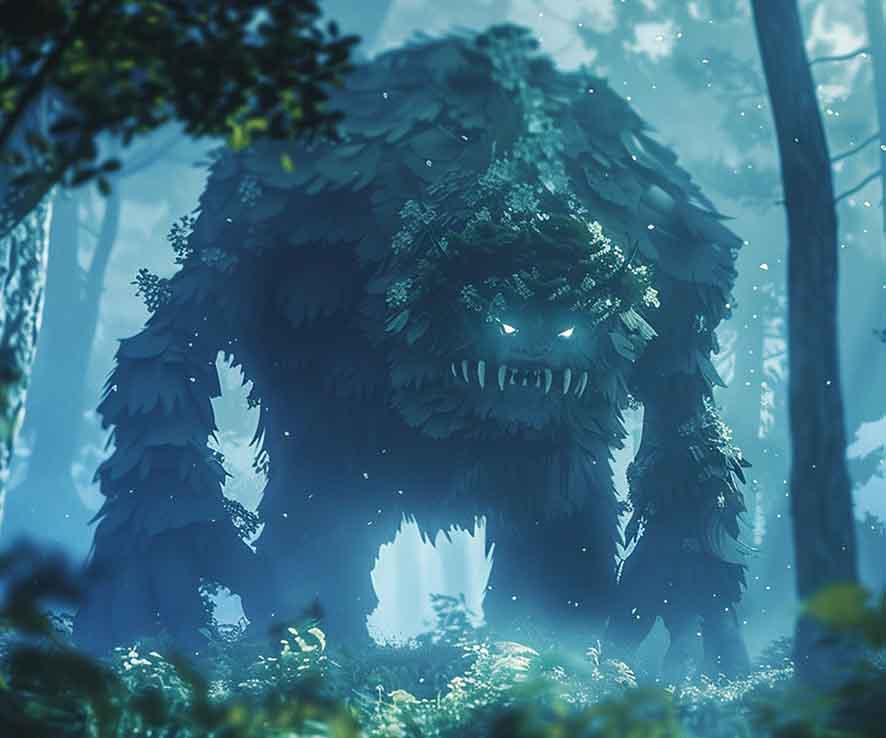 Podkładka pod mysz S leśny stwór